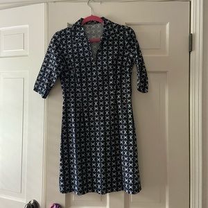 J. McLaughlin navy dress